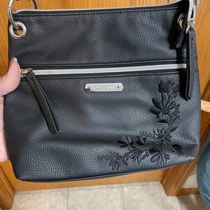 Black crossbody purse